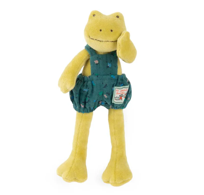 Grande Famille - Perlette Frog Soft Toy Mini 20cm by Moulin Roty
