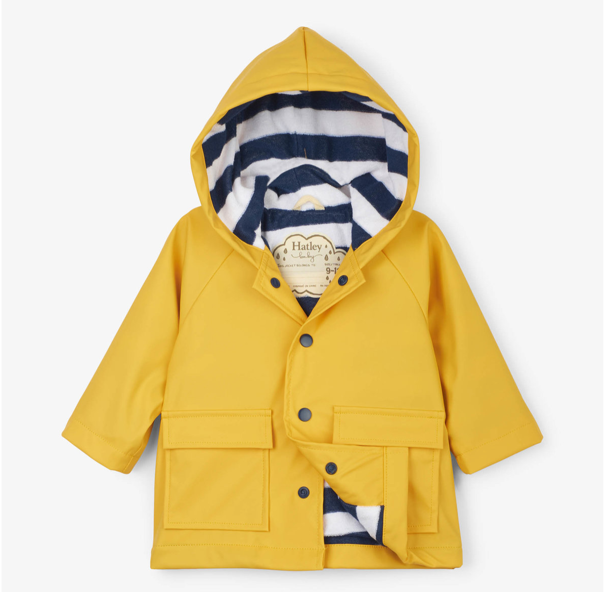 Load image into Gallery viewer, Hatley Yellow  Baby Raincoat

