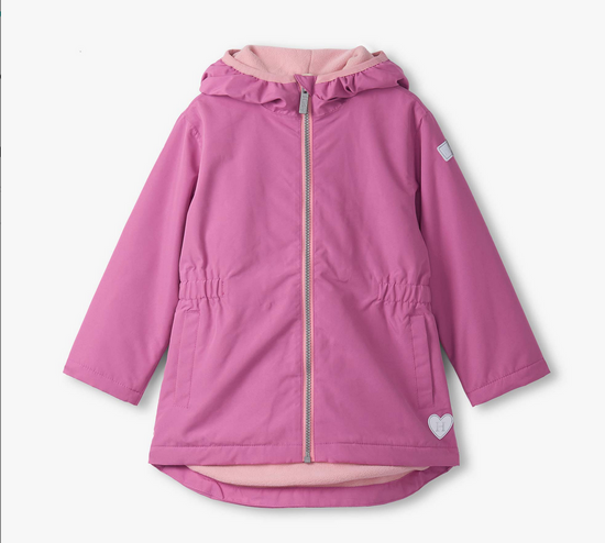 Heart Swans Colour-Reveal Field Jacket by Hatley