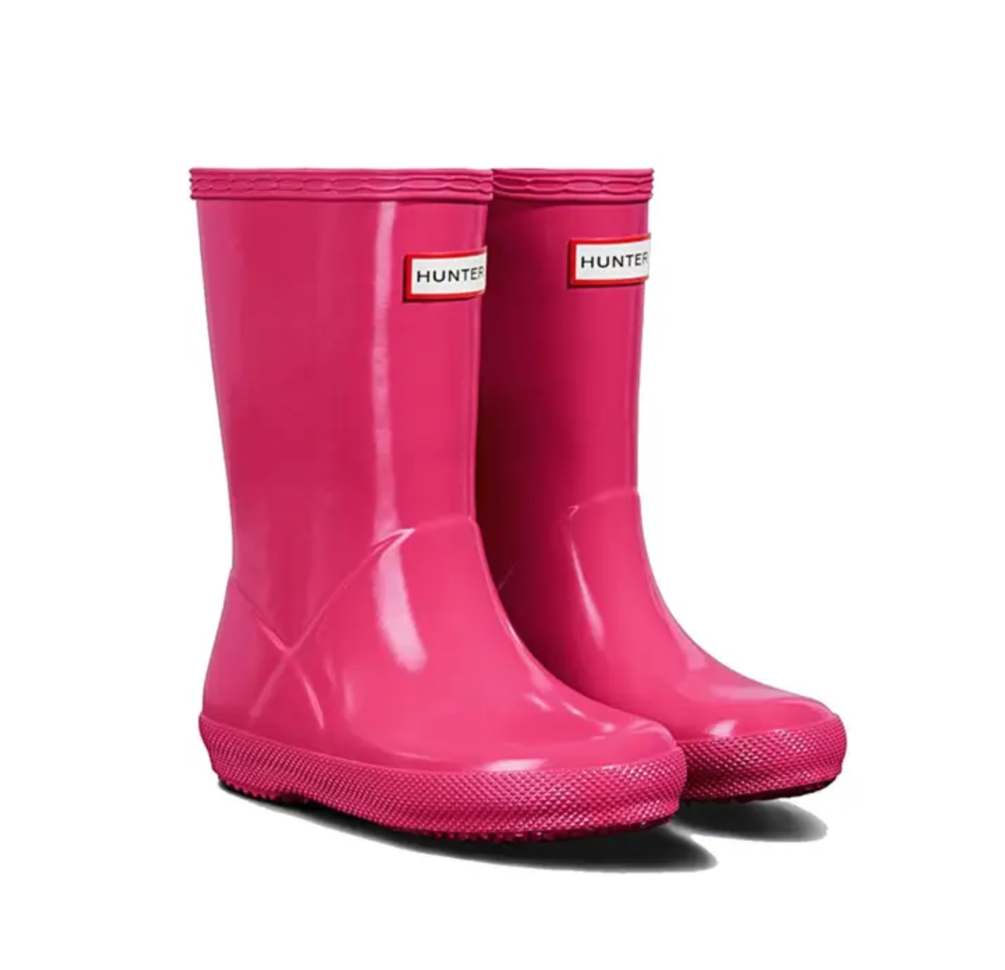 Hunter Original Kids First Bright Pink Gloss – SHOE+SHOE