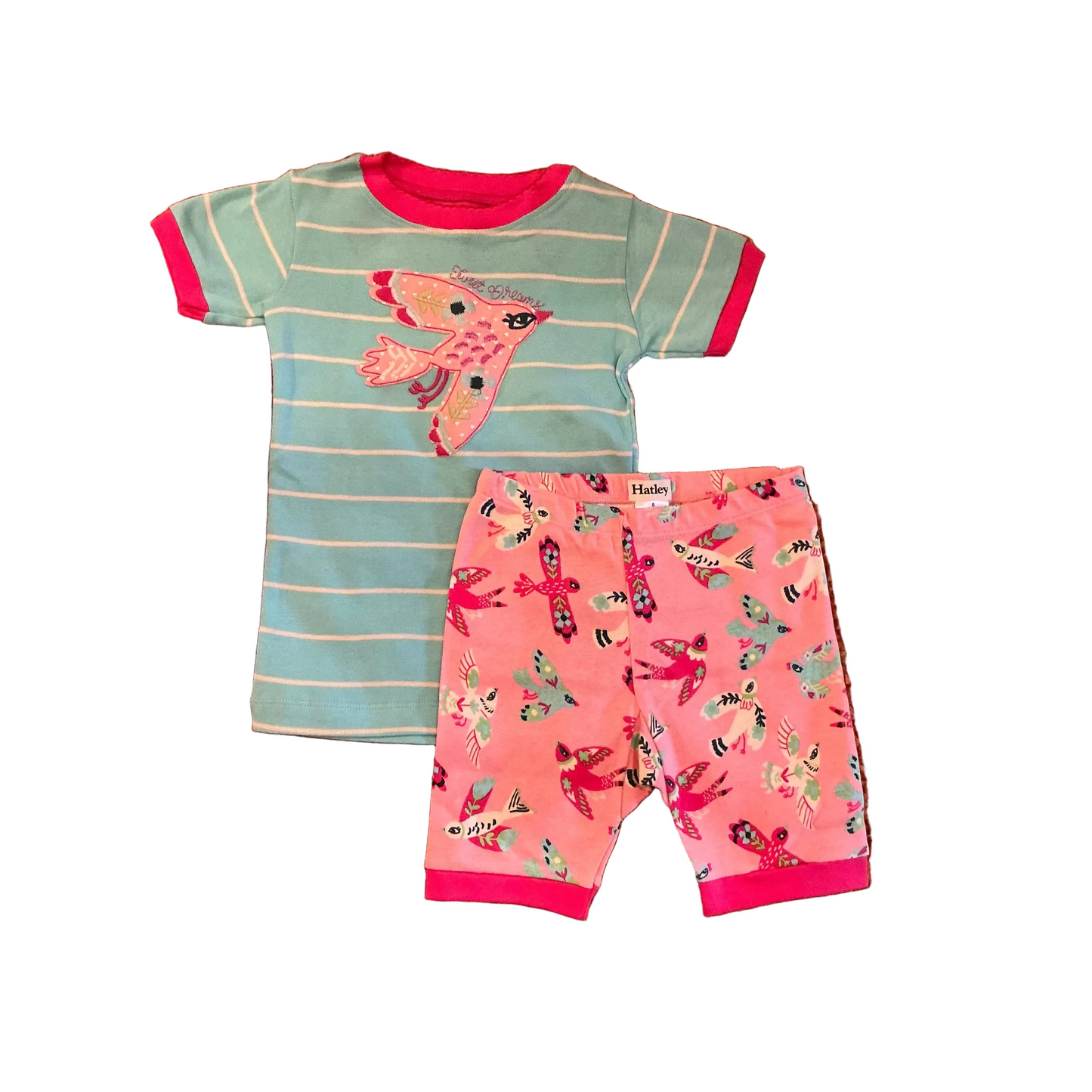 Birds Organic Cotton Short Pajama Set By Hatley