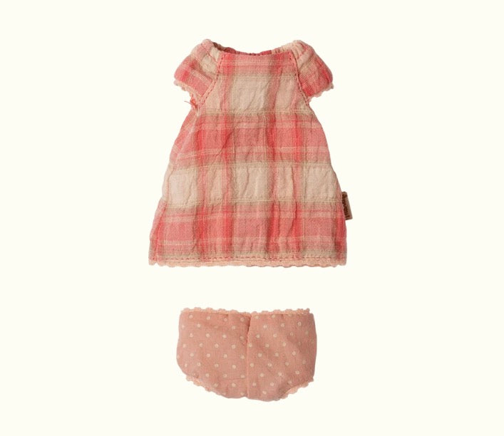 Dress , Teddy Junior Coral - by Maileg