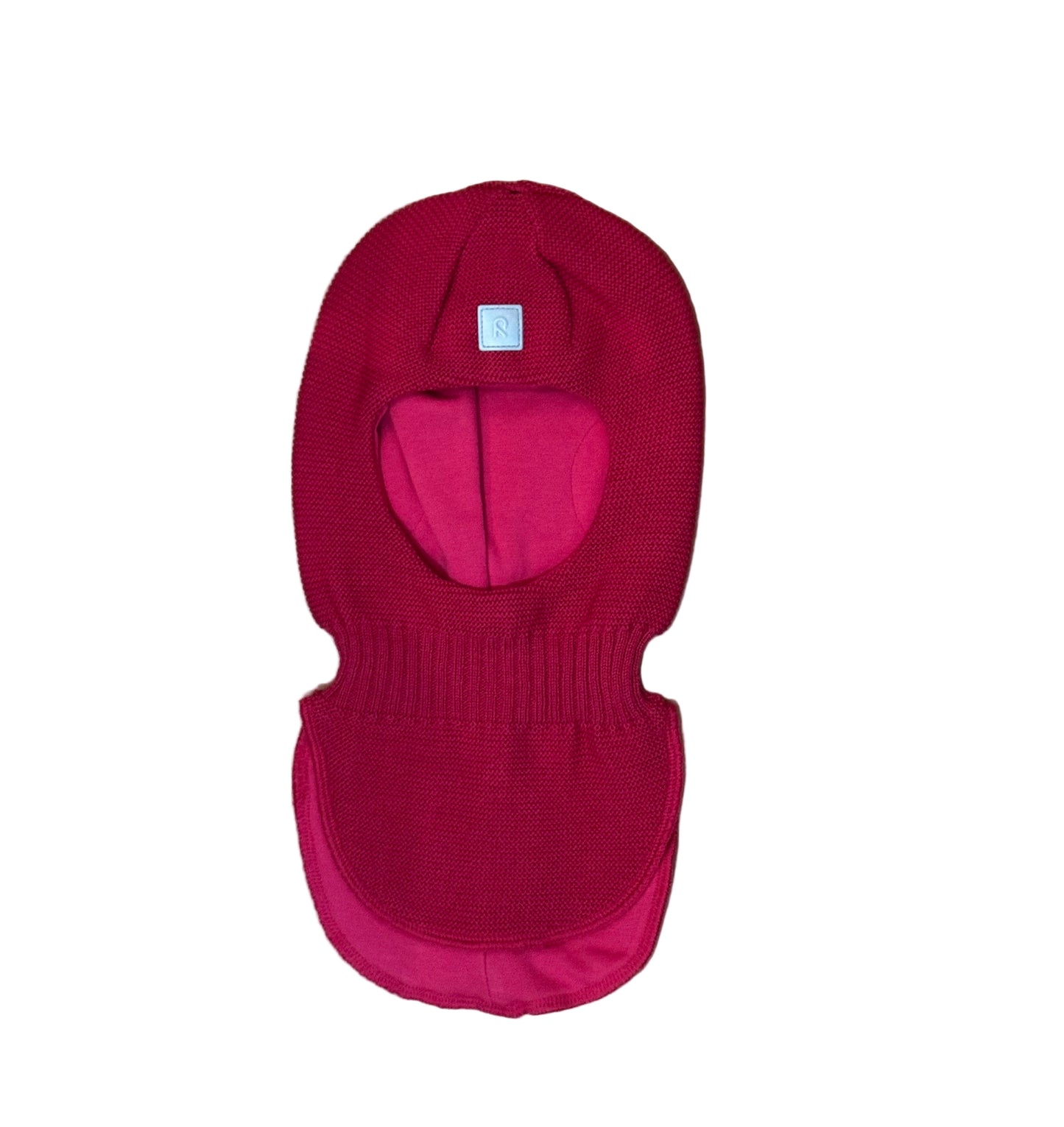 REIMA Cotton-Lined Wool Balaclava - Starrie  Rosy Berry