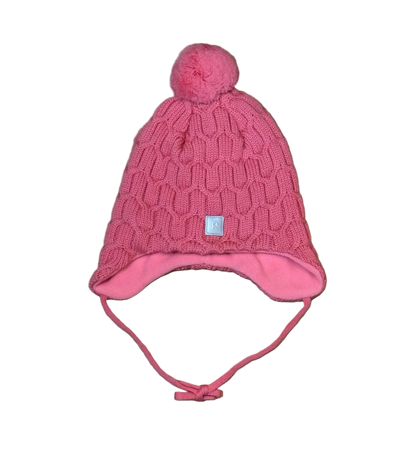 Fleece-Lined Merino Wool Winter Hat - Nunavut Soft Coral