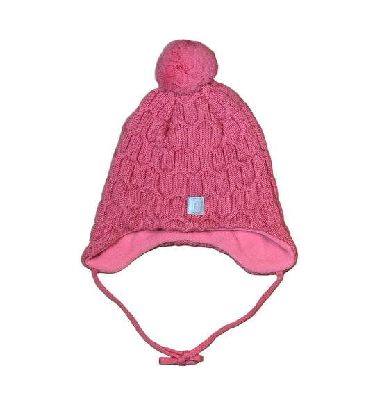 Fleece-Lined Merino Wool Winter Hat - Nunavut Soft Coral