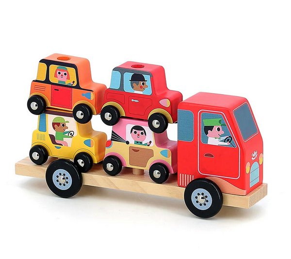 Ingela P. Arrhenius - Stacking Cars by Vilac