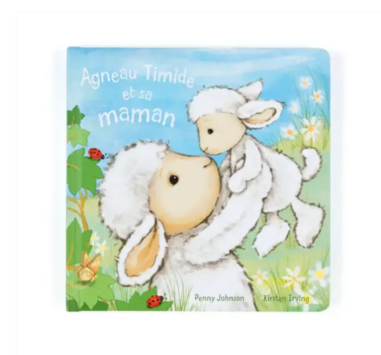 Jellycat - Book, Agneau Timide et sa Maman