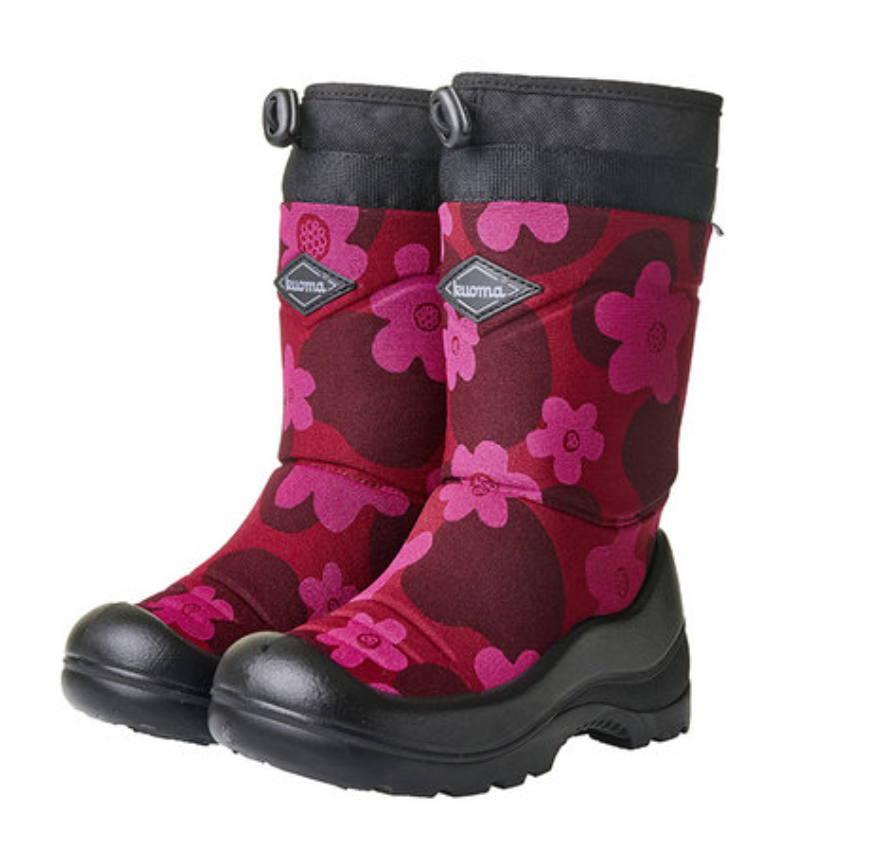 KUOMA Snowlock Winter Boots Bordeaux Flower
