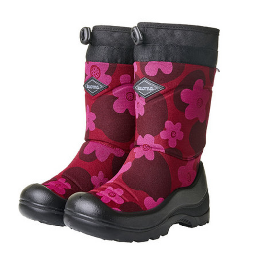KUOMA Snowlock Winter Boots Bordeaux Flower