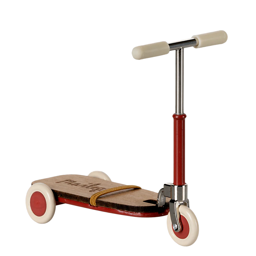 Kick board, Mouse - Red by Maileg