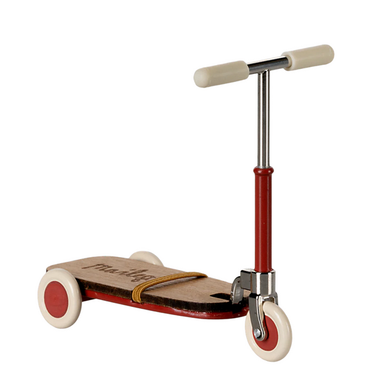 Kick board, Mouse - Red by Maileg