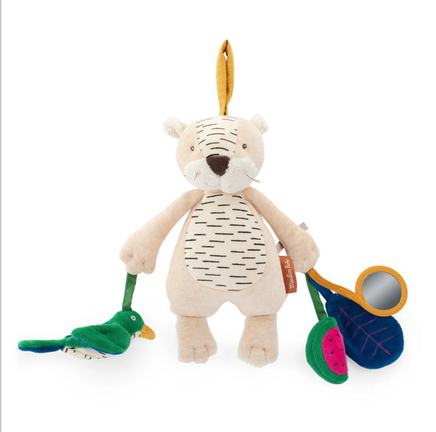 La Foret Mawa - Hanging Activity Tiger by Moulin Roty