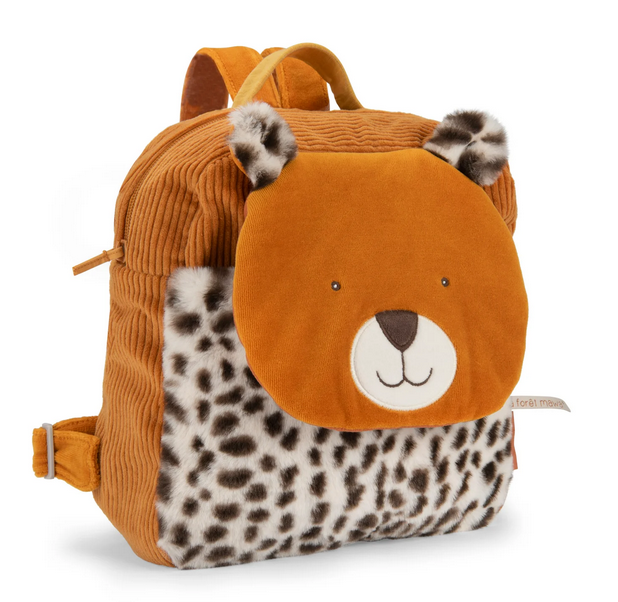 La Foret Mawa - Leopard Backpack by Moulin Roty