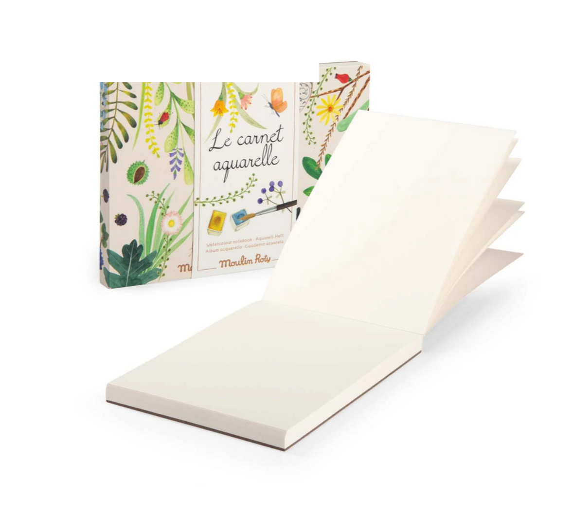Le Botaniste - Watercolour Notebook by Moulin Roty