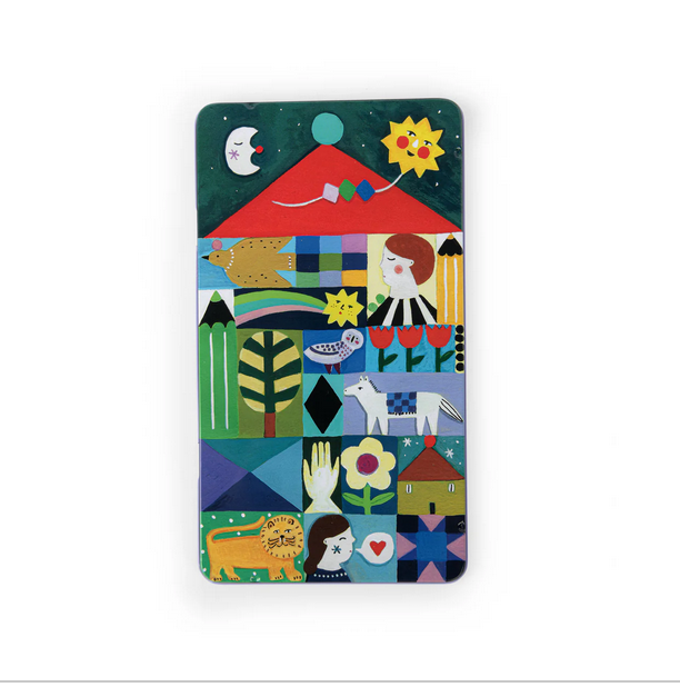 Les Cometes Filantes - 12 Metallic Colouring Pencils by Moulin Roty