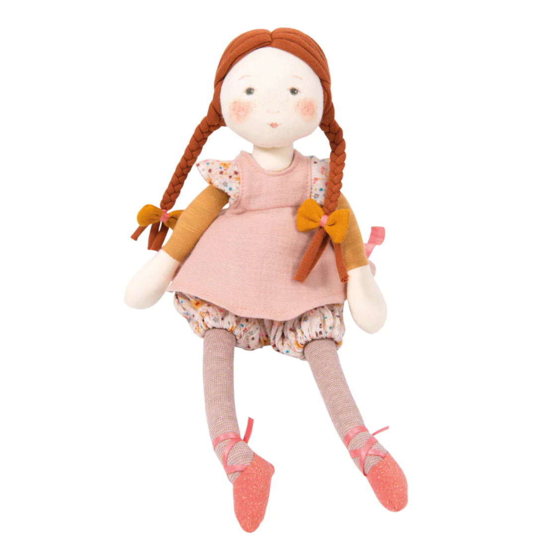 Load image into Gallery viewer, Les Rosalies - Fleur Rag Doll (31cm)  By Moulin Roty
