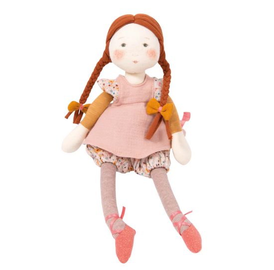 Les Rosalies - Fleur Rag Doll (31cm)  By Moulin Roty