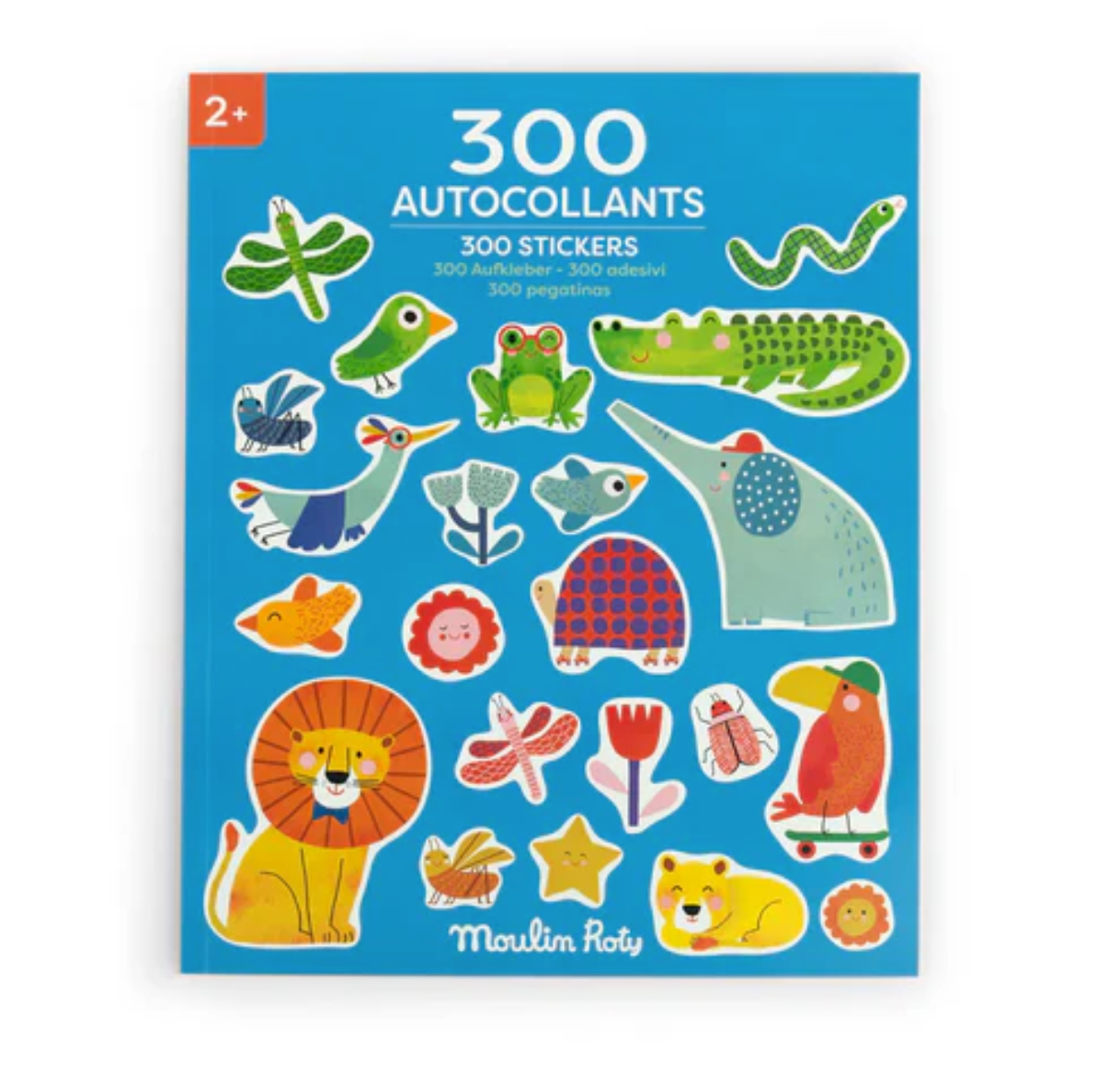 Les Toupitis - Book of 300 Stickers by Moulin Roty