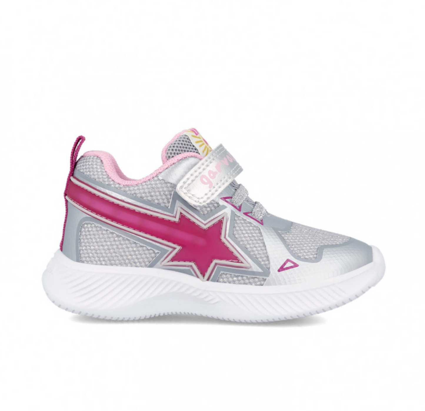 Light Up Runners Silver Pink by Garvalin
