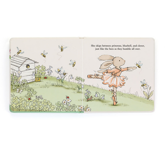 Lottie The Ballet Bunny Book by Jellycat