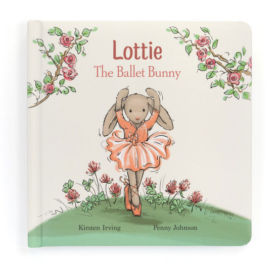 Lottie The Ballet Bunny Book by Jellycat