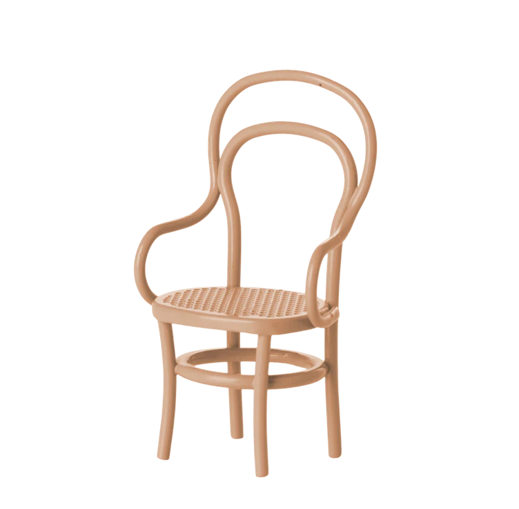 Maileg -  Vintage chair, Mouse - Dark Powder