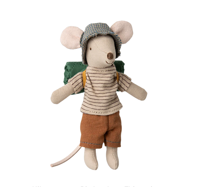 Maileg Hiker mouse, Big brother - Thin Stripes 2025