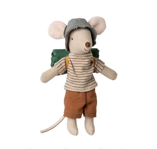 Maileg Hiker mouse, Big brother - Thin Stripes 2025