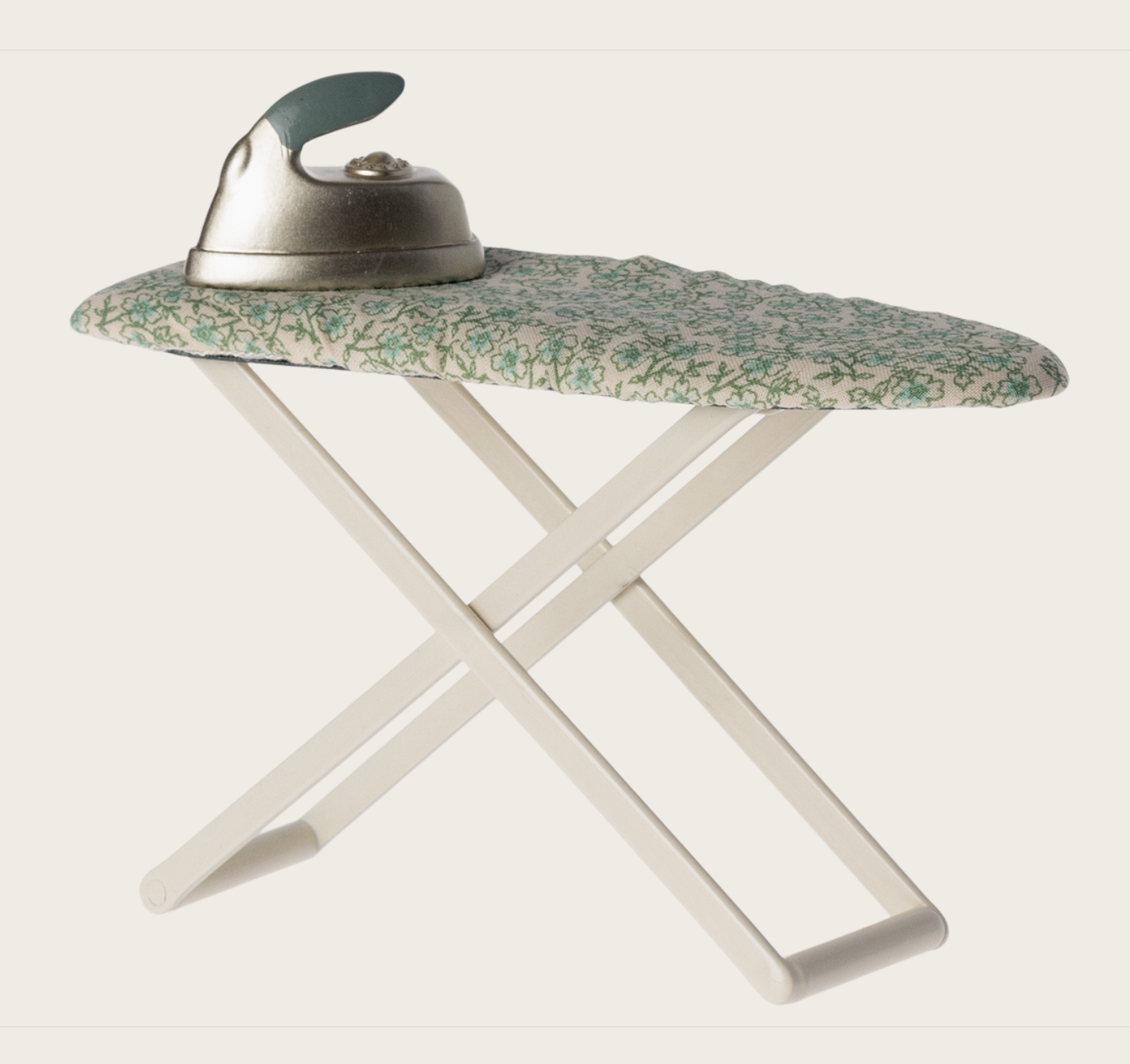 Maileg Iron and Ironing board Blue , Mouse