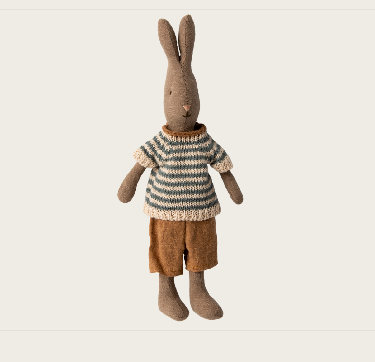 Maileg Rabbit size 1, Brown - Shirt and shorts