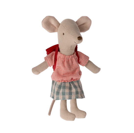Maileg Tricycle mouse, Big sister - Red