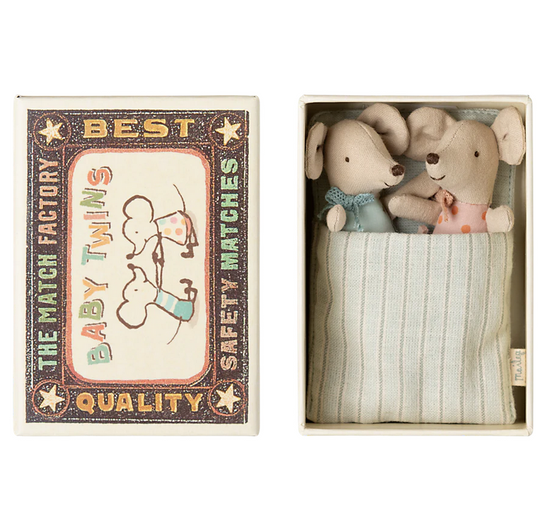 Maileg Twins, Baby mice in matchbox