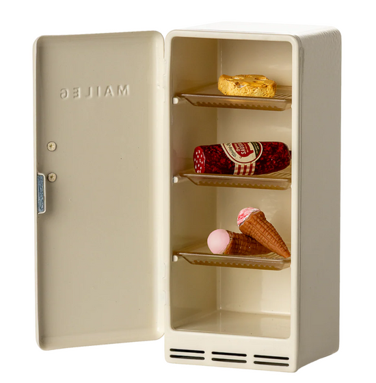 Metal Fridge, Mouse - Off white by Maileg