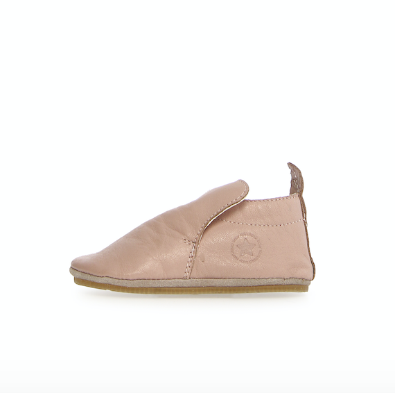 NATURINO Leather Baby Shoes in Cipria