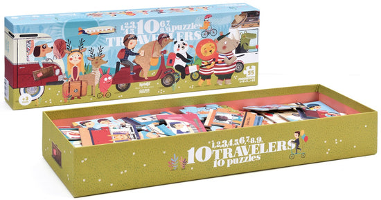 Puzzle - 10 Travellers  By Londji & Txell Darne