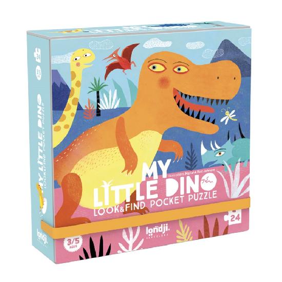 Load image into Gallery viewer, Pocket Puzzle - My Little Dino  By Londji &amp;amp; Mariana Ruiz Johnson
