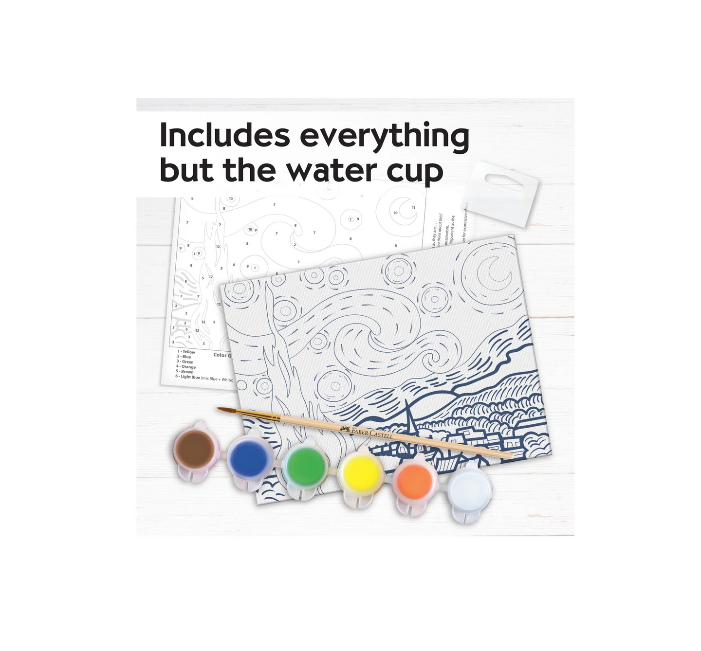 Paint by Number Museum Series - The Starry Night by Faber-Castell