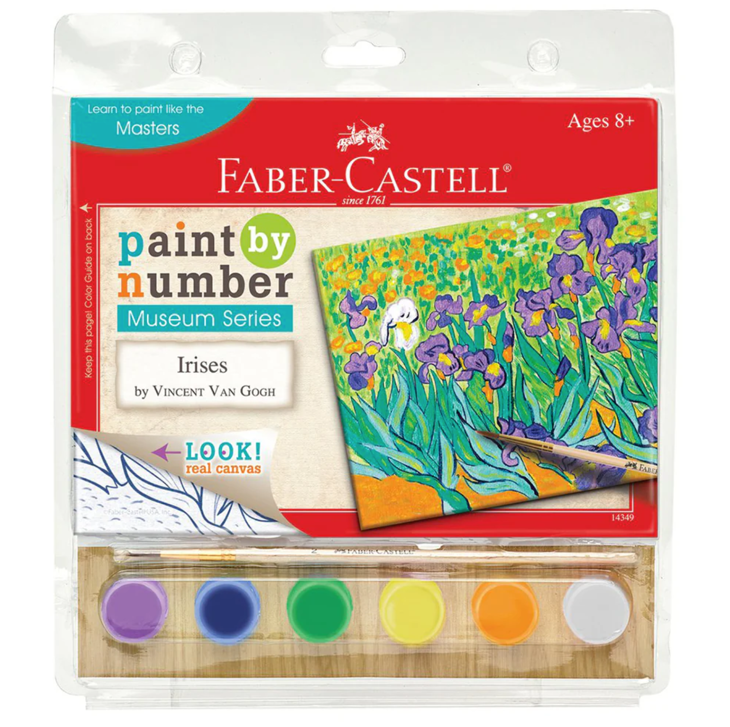 Paint by Number Museum Series – Irises by Faber-Castell