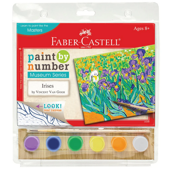 Paint by Number Museum Series – Irises by Faber-Castell