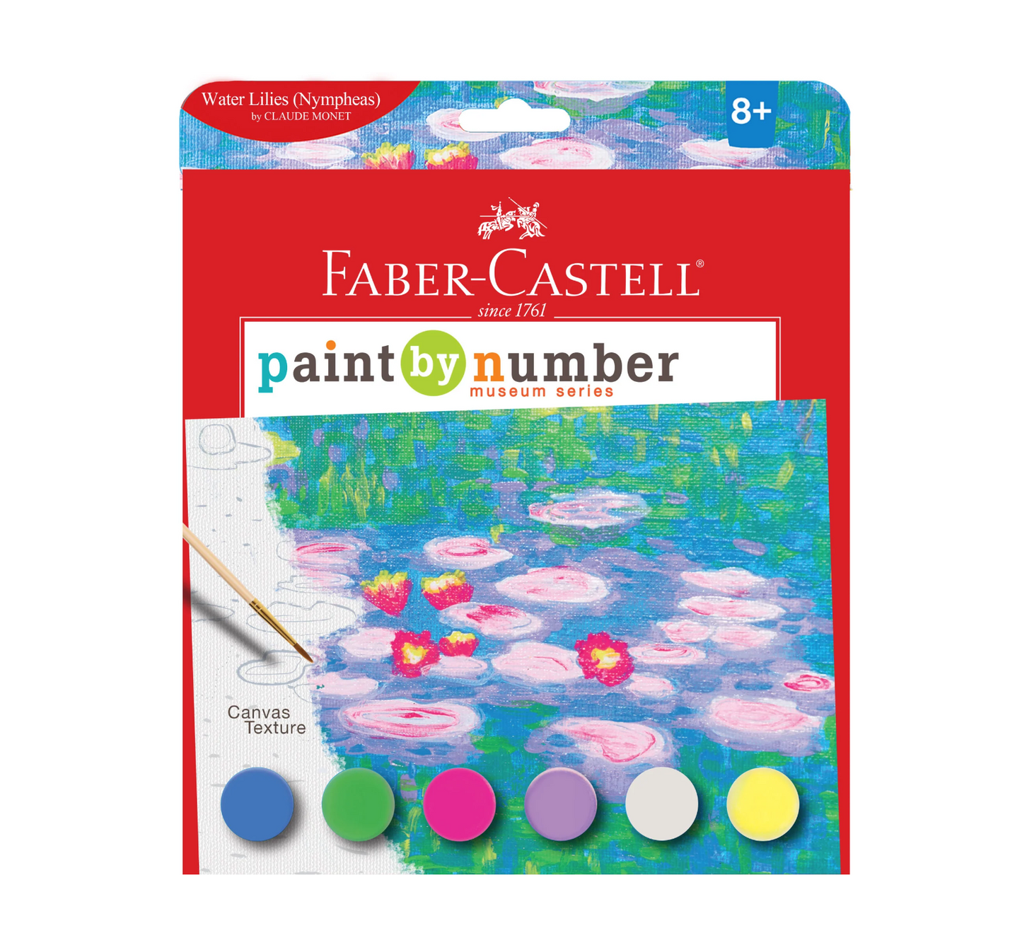 Paint by Number Museum Series – Water Lilies by Faber-Castell