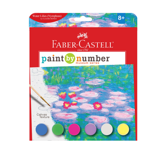 Paint by Number Museum Series – Water Lilies by Faber-Castell
