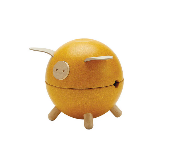 Piggy Bank Yellow - Orchard by Plan Toys