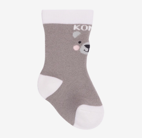 The Baby Animal Socks  Platinum by KOMBI