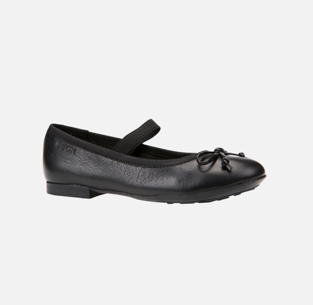 Plie Girl Leather Ballerina Flats by Geox