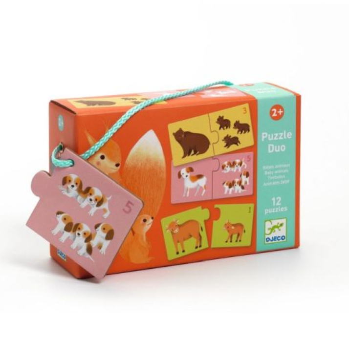 Puzzle duo / Baby Animals by Djeco