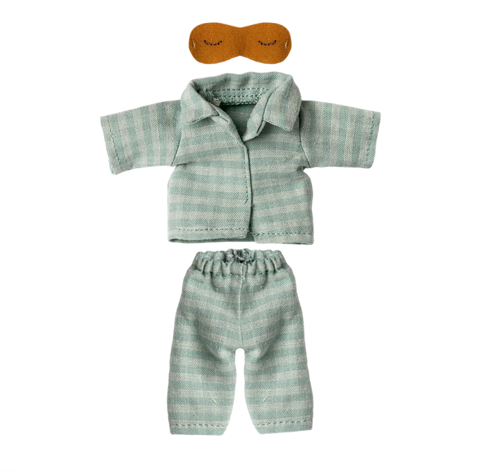 Pyjamas, Dad mouse - Mint/sand  by Maileg