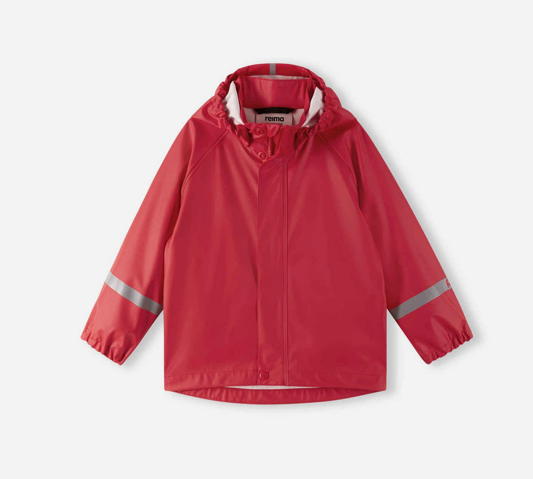 REIMA Waterproof Rain Jacket - Lampi - Red