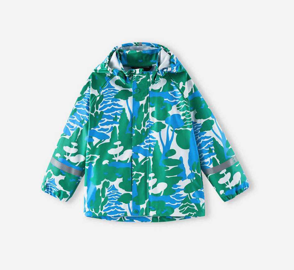 REIMA Waterproof Rain Jacket - Vesi - Green