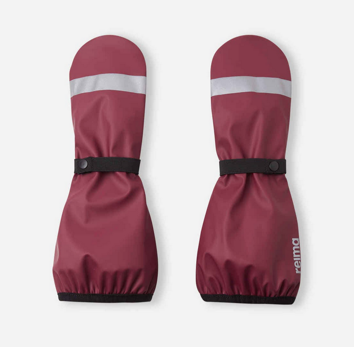 REIMA Waterproof Shell Rain Mittens - Puro - Jam Red