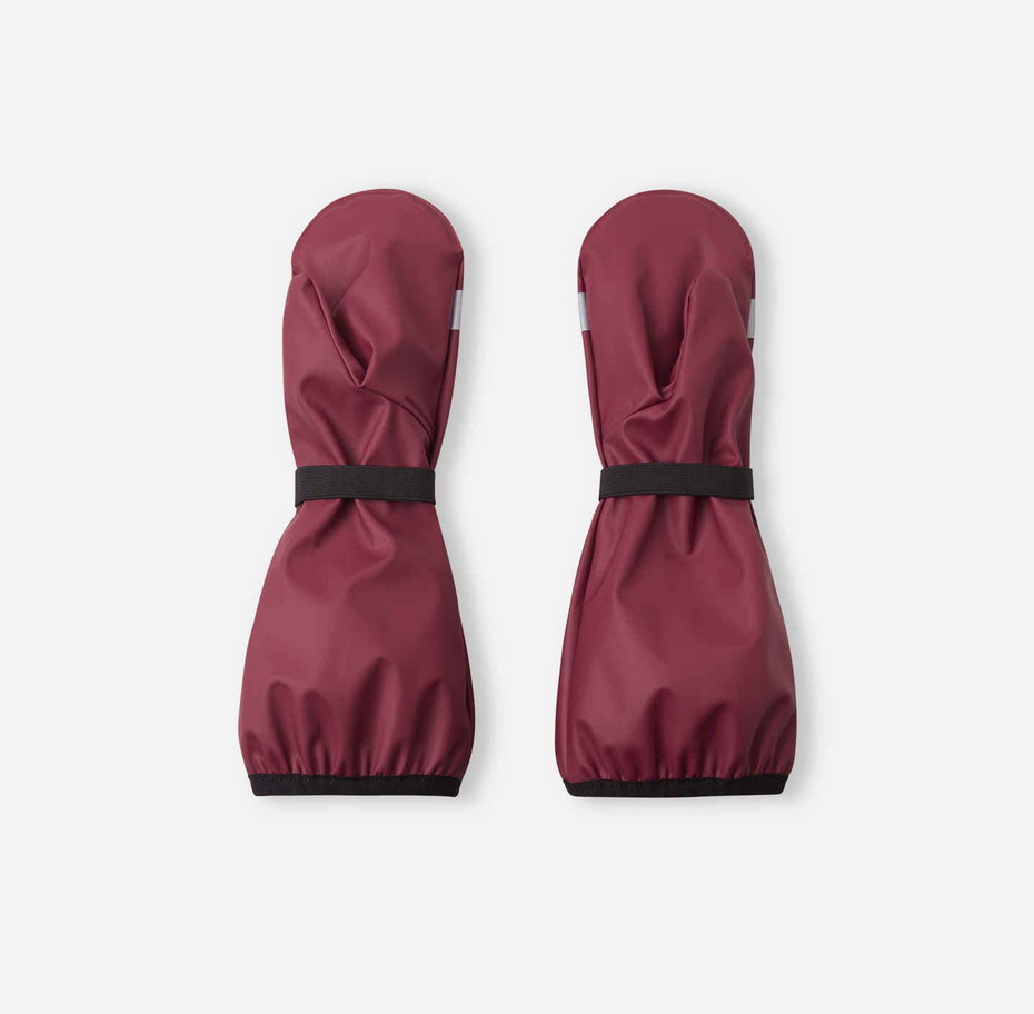REIMA Waterproof Shell Rain Mittens - Puro - Jam Red
